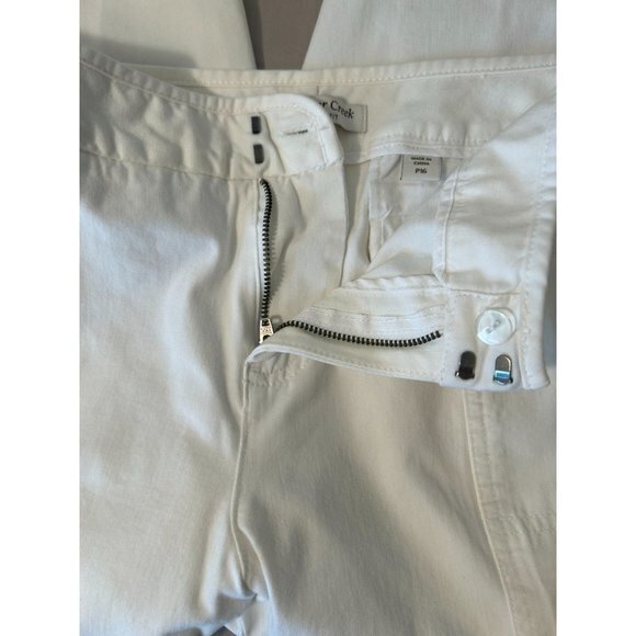 Women's Coldwater Creek Natural Fit White Capri Pants Size 16 Petite - Picture 4 of 10